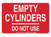 Gas Cylinder Status Sign - 103854 - Brady Corporation