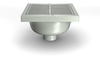 Square Polymer Floor Sink -- FS12