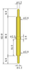 Double Ended Probe Pin - 8YF230L420-20GI - JC Cherry, Inc.
