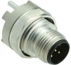 Sensor Connector, 5Pos, Plug, M12, Panel; Product Range Harting - 86R6610 - Newark, An Avnet Company