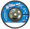 Weiler Tiger Paw Type 27 Non-Woven Zirconium Flap Disc - Coarse Grade - 7 in Diameter - 51168 - 012382-51168 - R. S. Hughes Company, Inc.