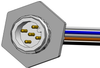 Sensor Cord, 5P M12 Plug-Free End, 6; Connector Type A Norcomp - 17AH5350 - Newark, An Avnet Company