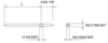 SQ 0.64mm Wrapping Pins, Length L±0.15P : 10.0/0.394