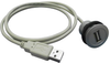 Usb Cable, 2.0 Type A Rcpt-Plug, 1M; Connector A Harting - 45W0126 - Newark, An Avnet Company