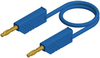 Test Lead, 4Mm Banana Plug, Blue, 1.5M; Test Connector Type A Hirschmann Test And Measurement - 71AC1055 - Newark, An Avnet Company