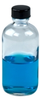 Clear Boston Round Glass Bottles with Caps - 72490 - U.S. Plastic Corporation