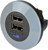 Usb Charger Rcpt, 2Port, 5Vdc, Black; Product Range Alfatronix - 24AC9633 - Newark, An Avnet Company