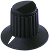 Round Skirted Knob W/ Arrow Ind, 6.35Mm; Shaft Type Ehc (Electronic Hardware) - 98B9806 - Newark, An Avnet Company
