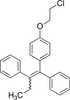 (E/Z)-1-[4-(2-Chloroethoxyphenyl]-1,2-diphenyl-1-butene -- 22099 - Image