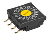 SW ROTARY DIP HEX COMP 100MA 5V - FR02FC16P - NKK Switches