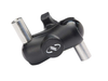 Double-Jointed Utility Post, 12.7 mm Post, M4 and M6 Thread -- M-DJP-1