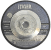 Weiler Aluminum Oxide Surface Grinding Wheel - Type 27 - Depressed Center Wheel - 24 Grit Coarse Grade - Threaded Arbor Attachment - 4 1/2 in Diameter - Thickness 1/8 in - 56420 - 012382-56420 - R. S. Hughes Company, Inc.
