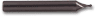 HSS Decimal End Mills -- 2-Flute Single-End Ball Nose Stub - Image