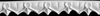 Plaster Ornament, Lamb Tongue - 807-05A - Deco Craft USA