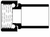 Special Piping Components:Hose Fittings Adapter:FHT Swivel x IPS Spg -- 535-006 FHT Swivel x IPS Spg - Image