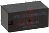 Relay;E-Mech;DPDT;Cur-Rtg 2A;Ctrl-V 12DC;Vol-Rtg 120/28AC/DC;PCB Mnt;R40 Series - 70011910 - Allied Electronics, Inc.