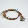 Micro-D Connector, Air-Side, 25 Pins, Teflon Insulated Wire, 36″ Cable - A9602-25-36 - MPF Products, INC.