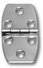 Hinges, Butt Hinges, Stainless Steel, Marine Butt Hinges Polished Stainless with holes -- SP0998 - Image