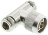 N Tee Adapter, 1 X Jack-1 X Plug / Jack; Convert From Coax Type Amphenol Rf - 99H5738 - Newark, An Avnet Company