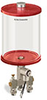 Red Color Key, Clear View Multiple Feed Electro Lubricator, 1/2 gal Pyrex Reservoir, 2 Feeds, 1/8