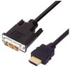 Premium DVI to HDMI Cable Assembly, HDMI-M/DVI-D Single Link-M 4.0M - MDA00049-4M - MilesTek Corporation