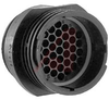 Connector, CPC; 37; Receptacle; Wire; 23; All Plastic; 1-3/8 in. - 18 UNEF-2A - 70087506 - Allied Electronics, Inc.