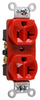 Duplex/Single Receptacle - CRB5362-RED - Thomas & Betts Corporation