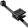 Cable Tie & Edge Clip, 8.0 Long, Ec21, 1 3 Mm Panel, 50Lb, Pa66Hs/pa66Hirhsuv, Black, 500/pkg Rohs Compliant Hellermanntyton - 75Y4263 - Newark, An Avnet Company