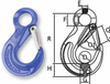 Grade 100 Eye Sling Hooks With Latch