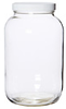 APC1020 - Environmental Express Glass Bottles, Level 1, Wide-Mouth, Clear, 2L; 6/Cs -- GO-35204-54
