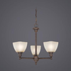 26643-BZ Mid. Chandeliers-Glass Up - 614852 - Capital Lighting, Inc.