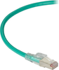 10FT Green CAT6A 650MHz Patch Cable F/UTP CM Locking Snagless -- C6APC80S-GN-10 - Image