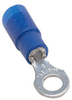 Terminal, Ring, #6, Crimp, Blue, 18-14Awg; Stud Size - Metric Abb - Thomas & Betts - 94F6300 - Newark, An Avnet Company