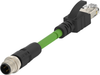 Sensor Cord, 4P M12 Plug-Rj45 Plug, 5M Rohs Compliant Te Connectivity - 66AJ8323 - Newark, An Avnet Company