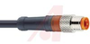Cable assy, M8; Male Straight/Cut-end, 3 pole (2 meter length) - 70050981 - Allied Electronics, Inc.