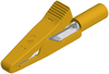 Crocodile Clip, 4Mm, Yellow, 6A; Connector Type Hirschmann Test And Measurement - 71AC0918 - Newark, An Avnet Company