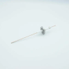 Power Feedthrough, 14,000 Volts, 50 Amps, 1 Pin, 0.094″ Copper Conductor, 1.18″ QF / KF Flange - A0508-2-QF - MPF Products, INC.