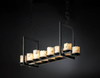 FAL-8769-12-MBLK Island/Pool Table-3 Light Bar - 497845 - Capital Lighting, Inc.