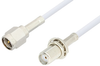 SMA Male to SMA Female Bulkhead Cable 48 Inch Length Using RG188 Coax - PE3051-48 - Pasternack