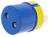 connector comp,insert only,size 24,blueinsul,2 #4 solder cup socket contact - 70141497 - Allied Electronics, Inc.