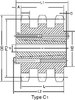 Q-bushed Sprockets -- T35SK102 - Image