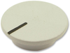 Cap W/marker Line, Knob, K21, White; Colour Multicomp Pro - 46Y2488 - Newark, An Avnet Company