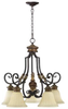 6401-5-44 Mid. Chandeliers-Glass Down - 435950 - Capital Lighting, Inc.
