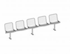 Seating System Arena, 5-seater, Fixed With Base Plate - 5316499 - Erlau
