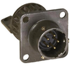 Circular Connector, Receptacle, Size 10, 5 Position, Wall; Product Range Amphenol Industrial - 25K9401 - Newark, An Avnet Company
