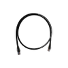 CAT 6 unshielded patch cord, LSZH Stranded, T568A and T568B compatible, Black, 3 Meter -- C654100003M - Image