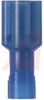 Conn; Crimp Terminals; Disconnect; Female; 16-14 AWG; Nylon; Blue; Tab sz. 0.250 - 70044323 - Allied Electronics, Inc.