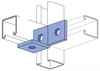 Channel/Strut 90 Deg Angle Plate - A1038 GR - Atkore International