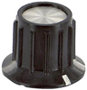 Ribbed Knob, Phenolic, Black, 24.9Mm Rohs Compliant Alcoswitch Te Connectivity - 70AH6432 - Newark, An Avnet Company