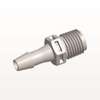 Threaded Connector, Barbed, Natural - N8S8 - Qosina Corp.